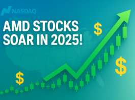 AMD stock price chart for Advanced Micro Devices Inc NASDAQ AMD in 2025