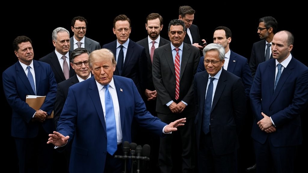 Jensen Huang Trump AI