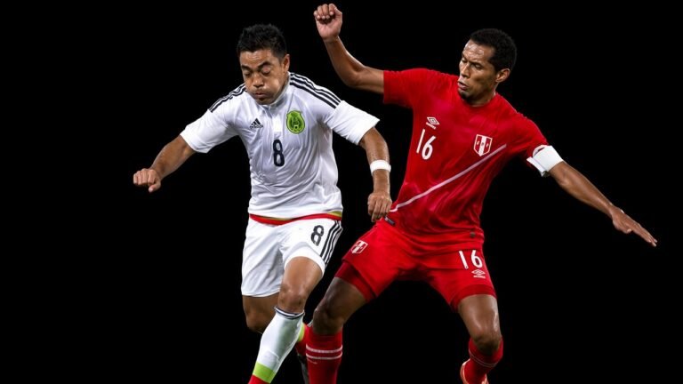 Mexico vs Peru match ended 1-1