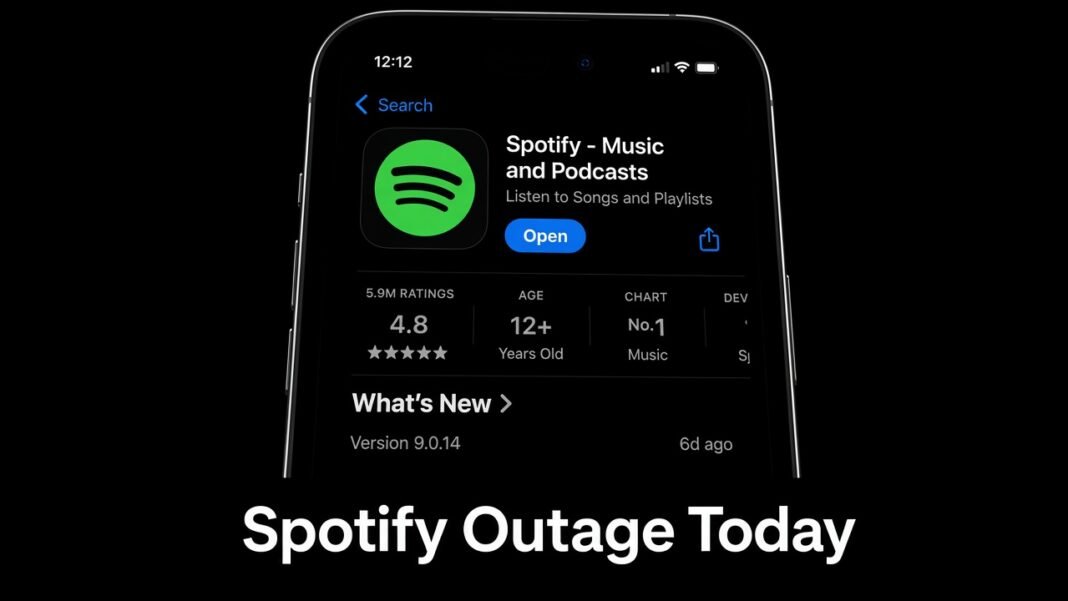 Spotify Outage Hits Users Across the U.S. as Reports Surge Spotify outage affecting users across the U.S.