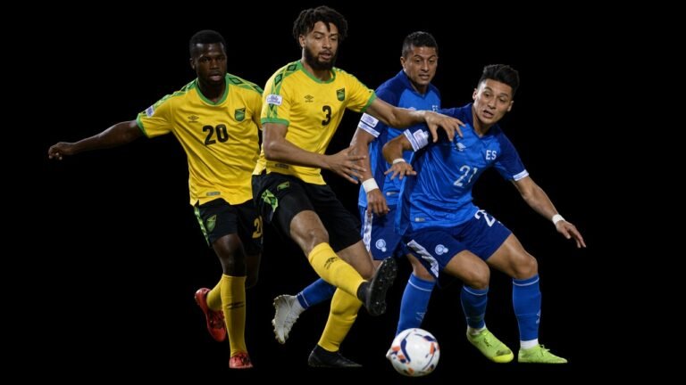 El Salvador vs Jamaica final score 0-2 with Javon East scoring twice